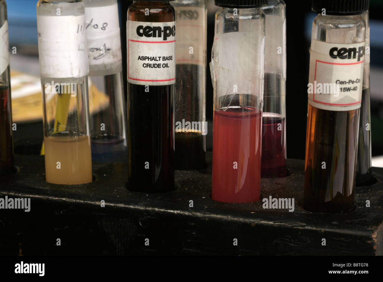 Crude oil sample hi-res stock photography and images - Alamy