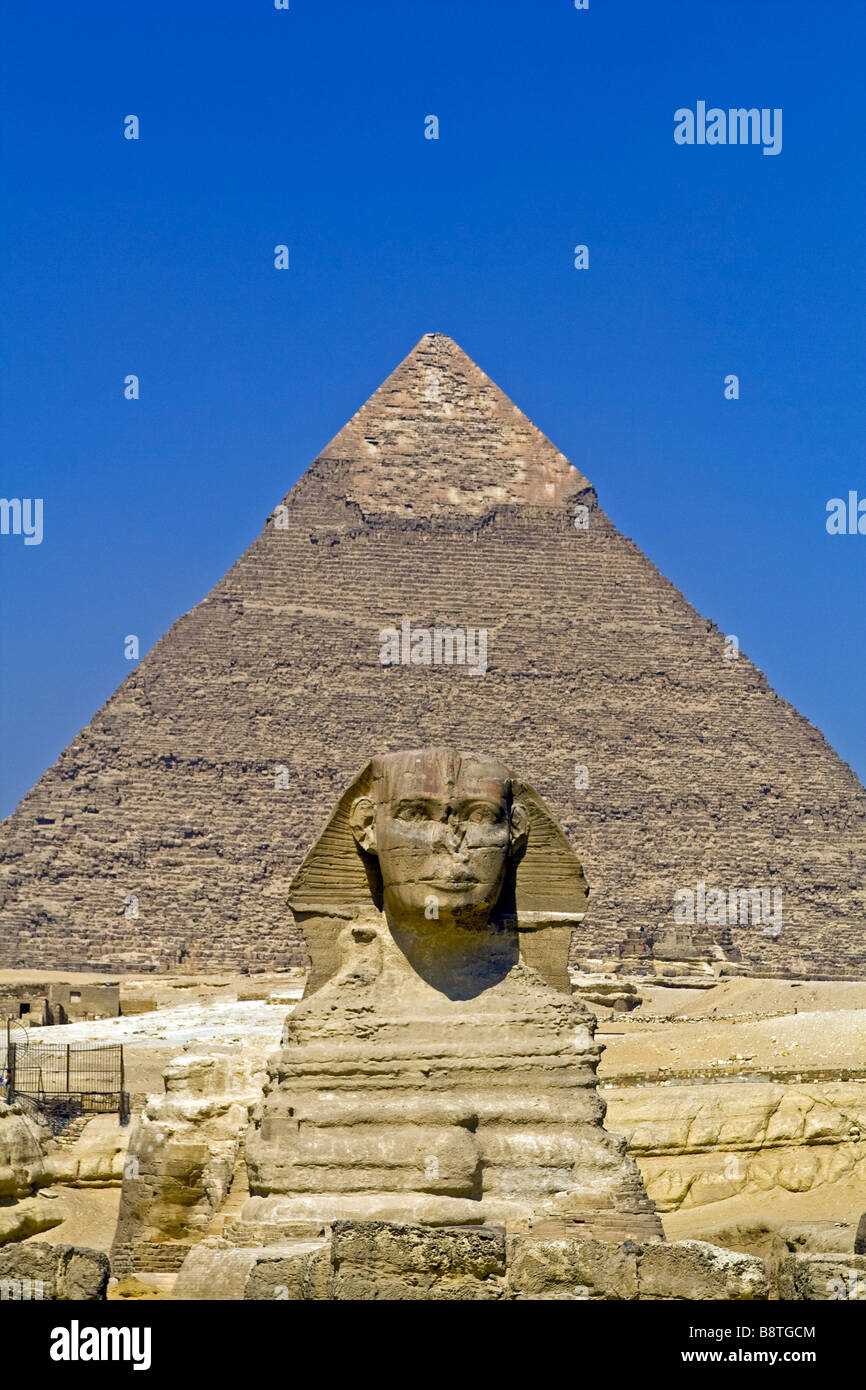 The Great Sphinx at Giza is the world's largest monolithic statue. The