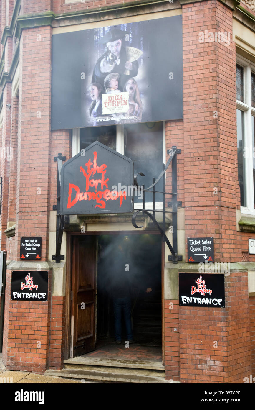 york dungeon attraction entrance city of york great britain europe with