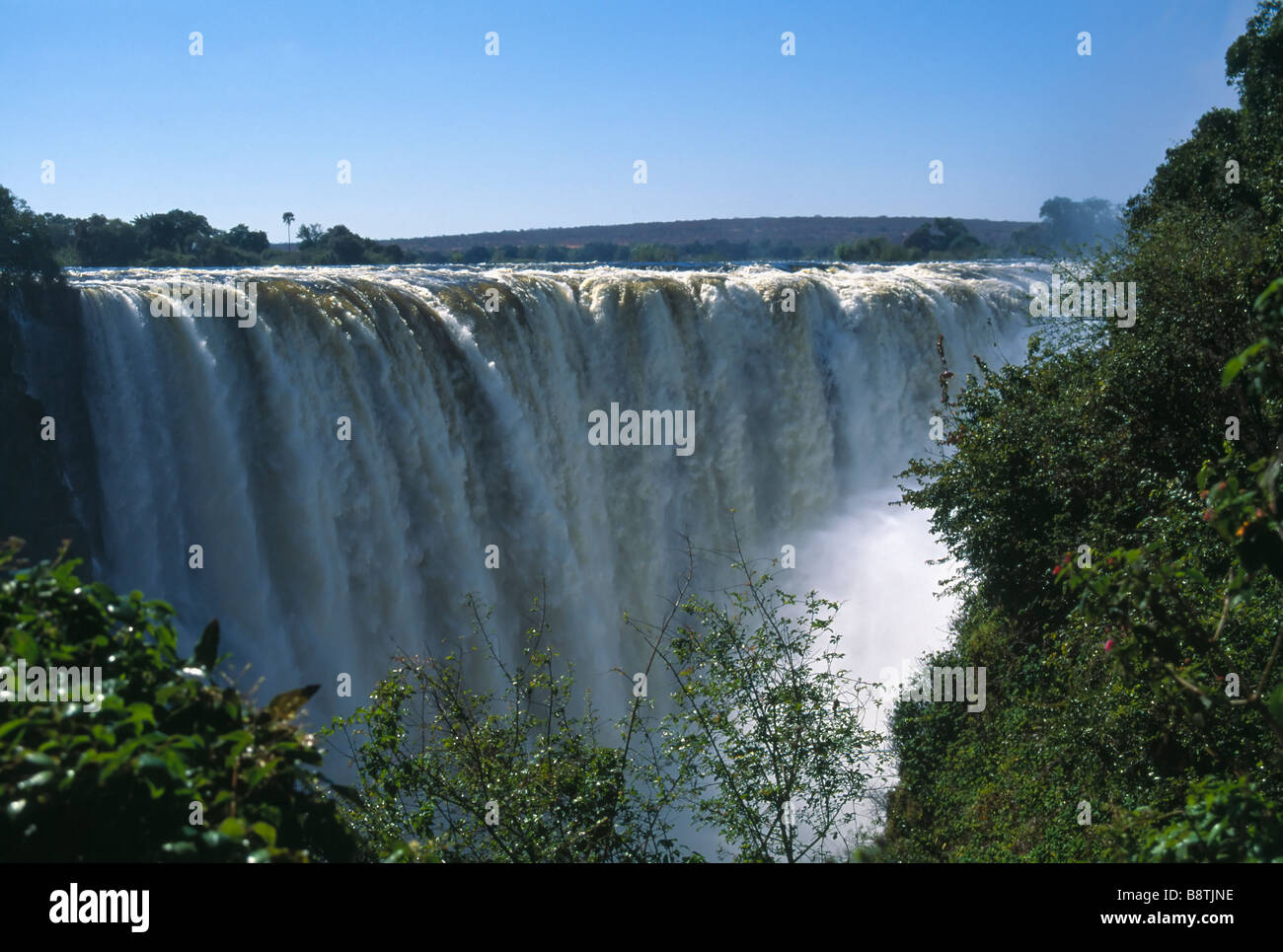Victoria Falls Zimbabwe Stock Photo