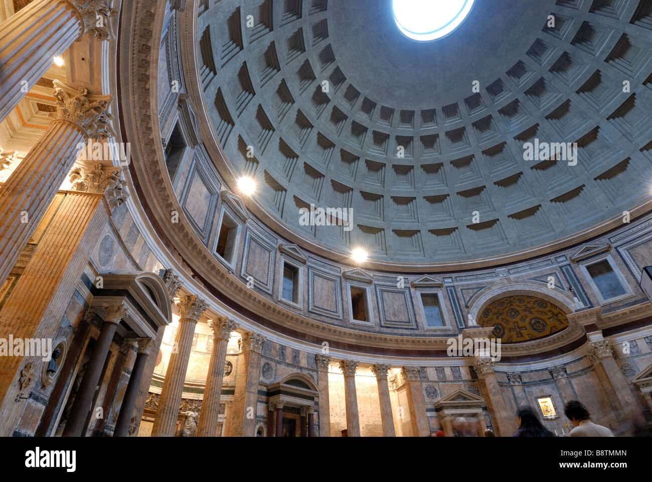 Famous Dome In Rome Dome of the Pantheon, Rome, Italy Stock Photo - Alamy