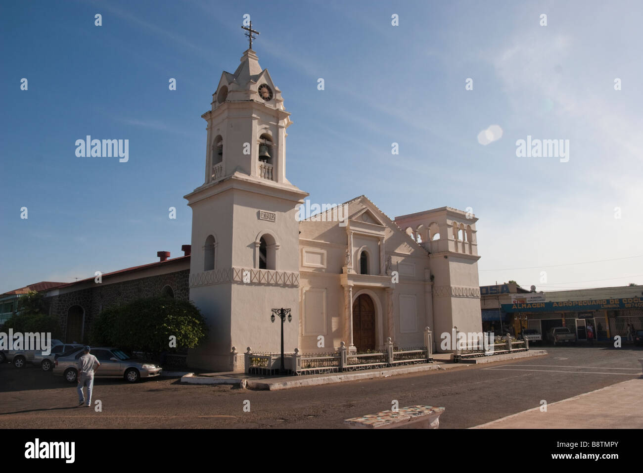 Aguadulce Church. Cocle Province, Republic of Panama, Central America Stock Photo