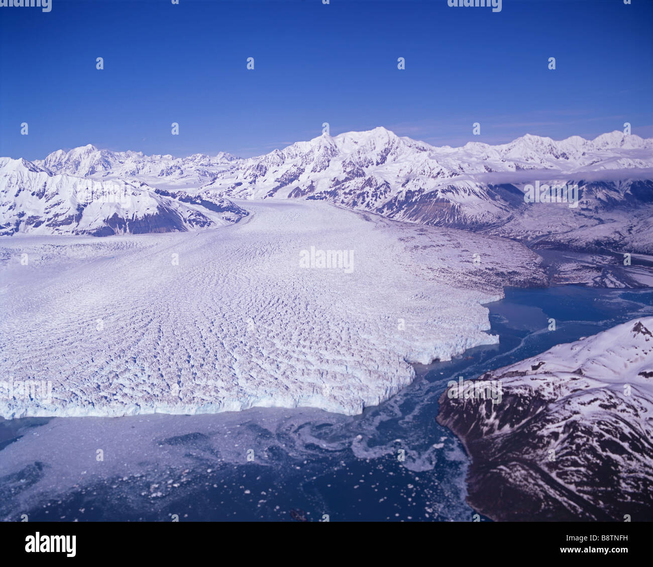 HUBBARD GLACIER, ALASKA, U.S.A Stock Photo Alamy