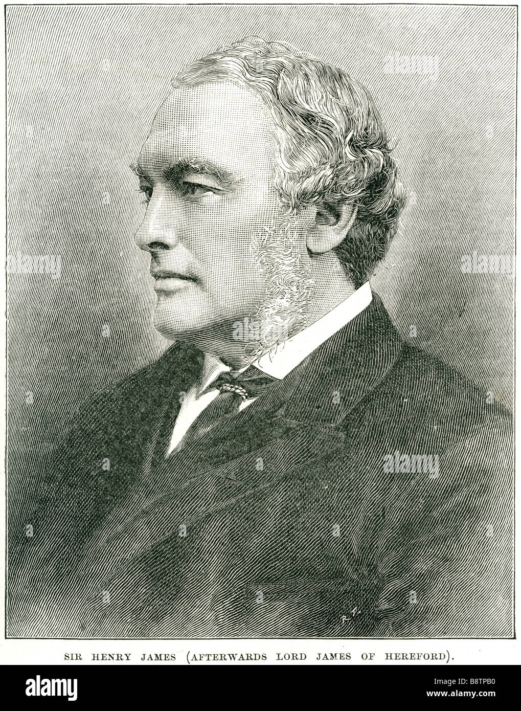 sir henry james (afterwards lord james of hereford) Henry James, 1st Baron James of Hereford PC, QC (30 October 1828 – 18 August Stock Photo