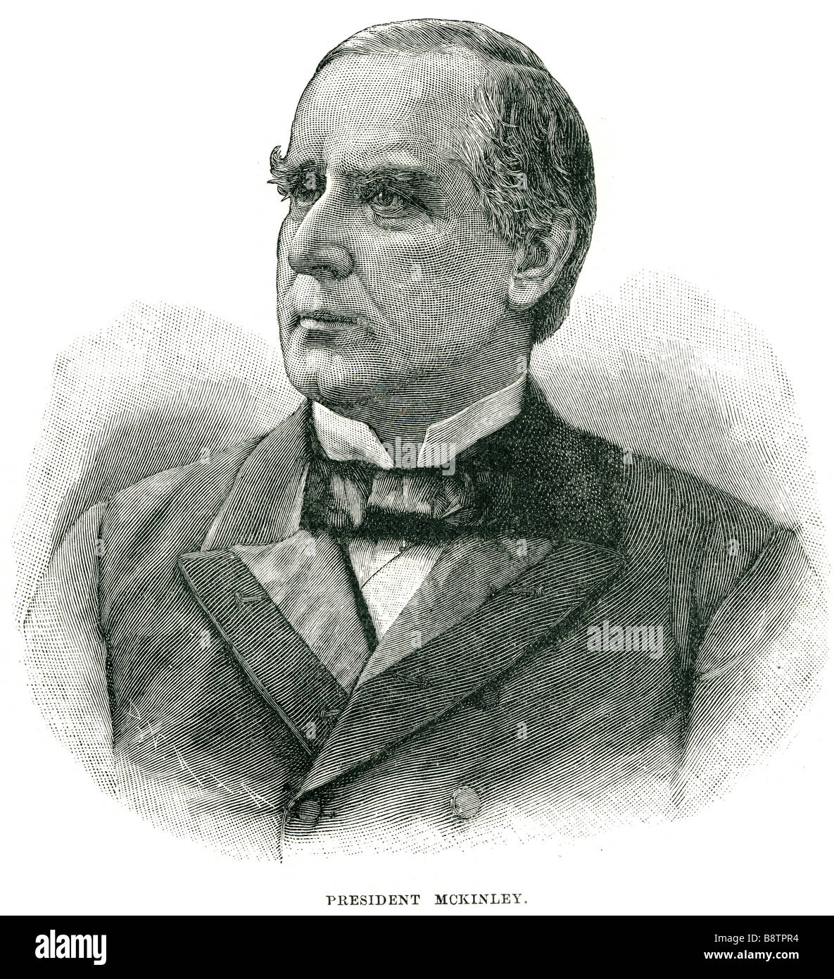 president mckinley William McKinley, Jr. (January 29, 1843 – September 14, 1901) was the 25th President of the United States, an Stock Photo