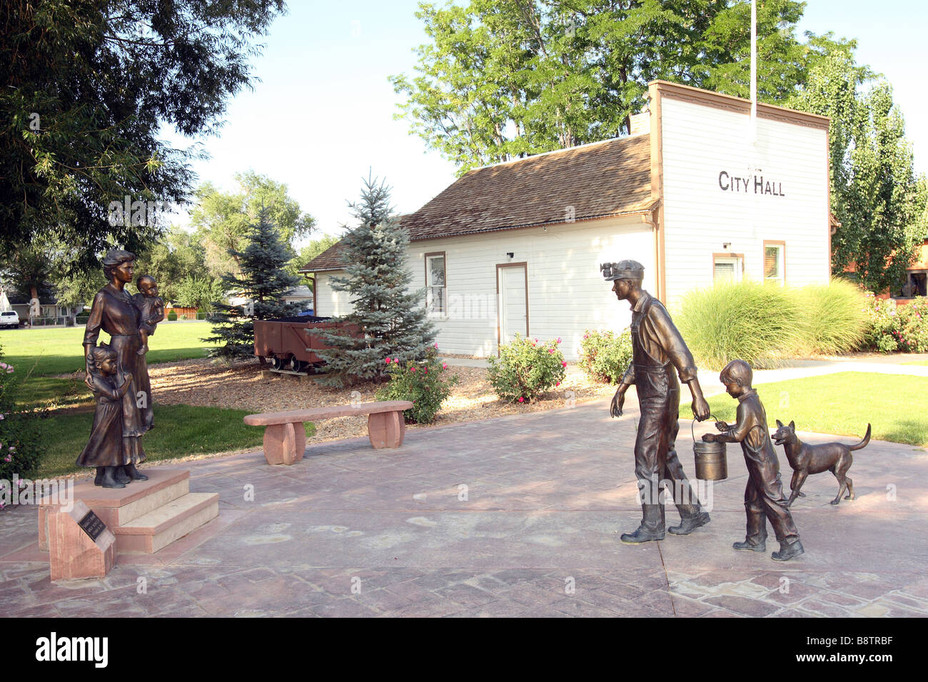 MEMORIAL TO MINERS AT FREDERICK, COLORADO Stock Photo Alamy
