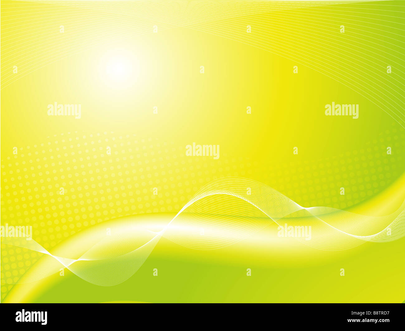 abstract green wave background Stock Photo - Alamy