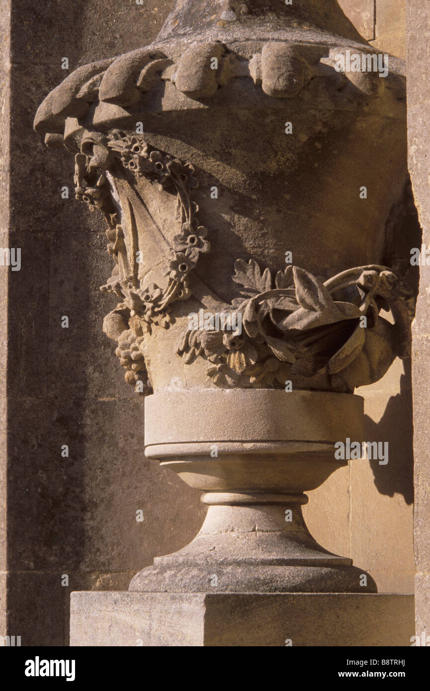 Detail from the Queens Temple at Stowe Stock Photo Alamy