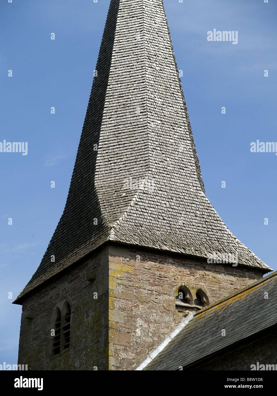 St Teilos Church Llantilio Crossenny Gwent South Wales UK Stock Photo