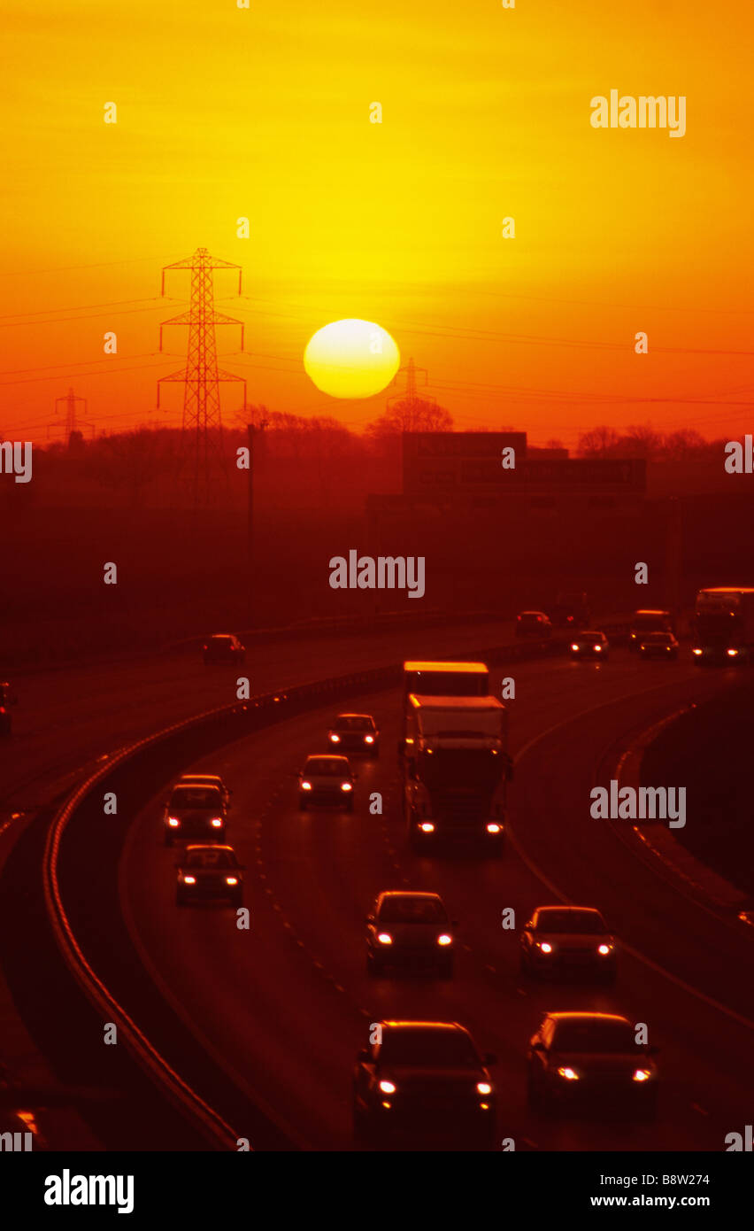 Travelling fast on a1 motorway hi-res stock photography and images - Alamy