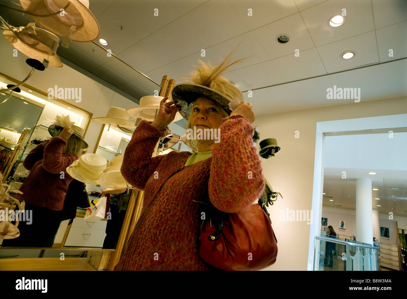 Shopping in John Lewis department store Cambridge 2009 Stock Photo Alamy