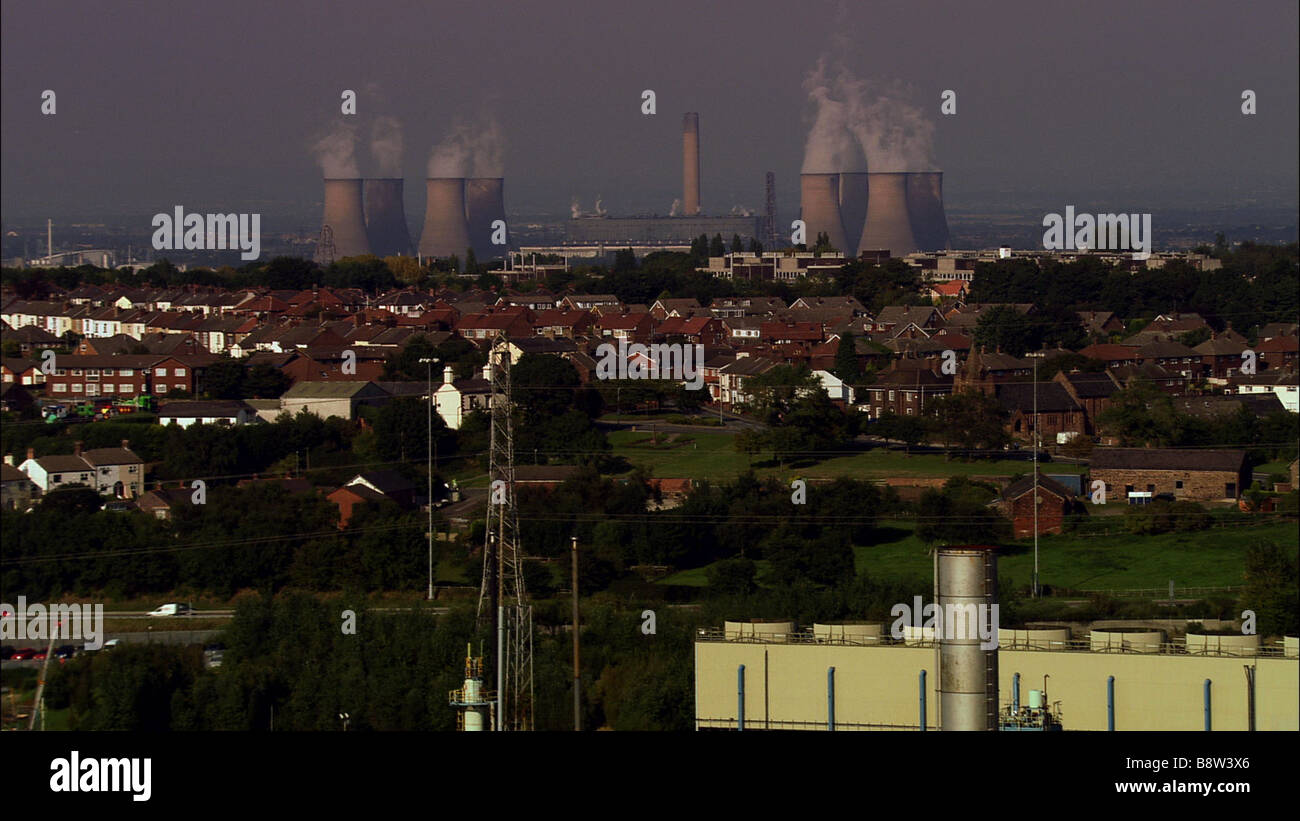 Widnes Power Station Stock Photo Alamy