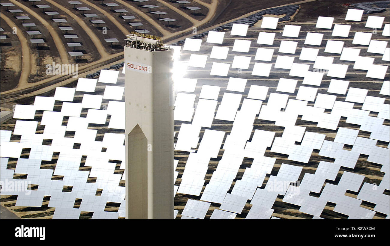 Solar Power Station in Spain Stock Photo - Alamy
