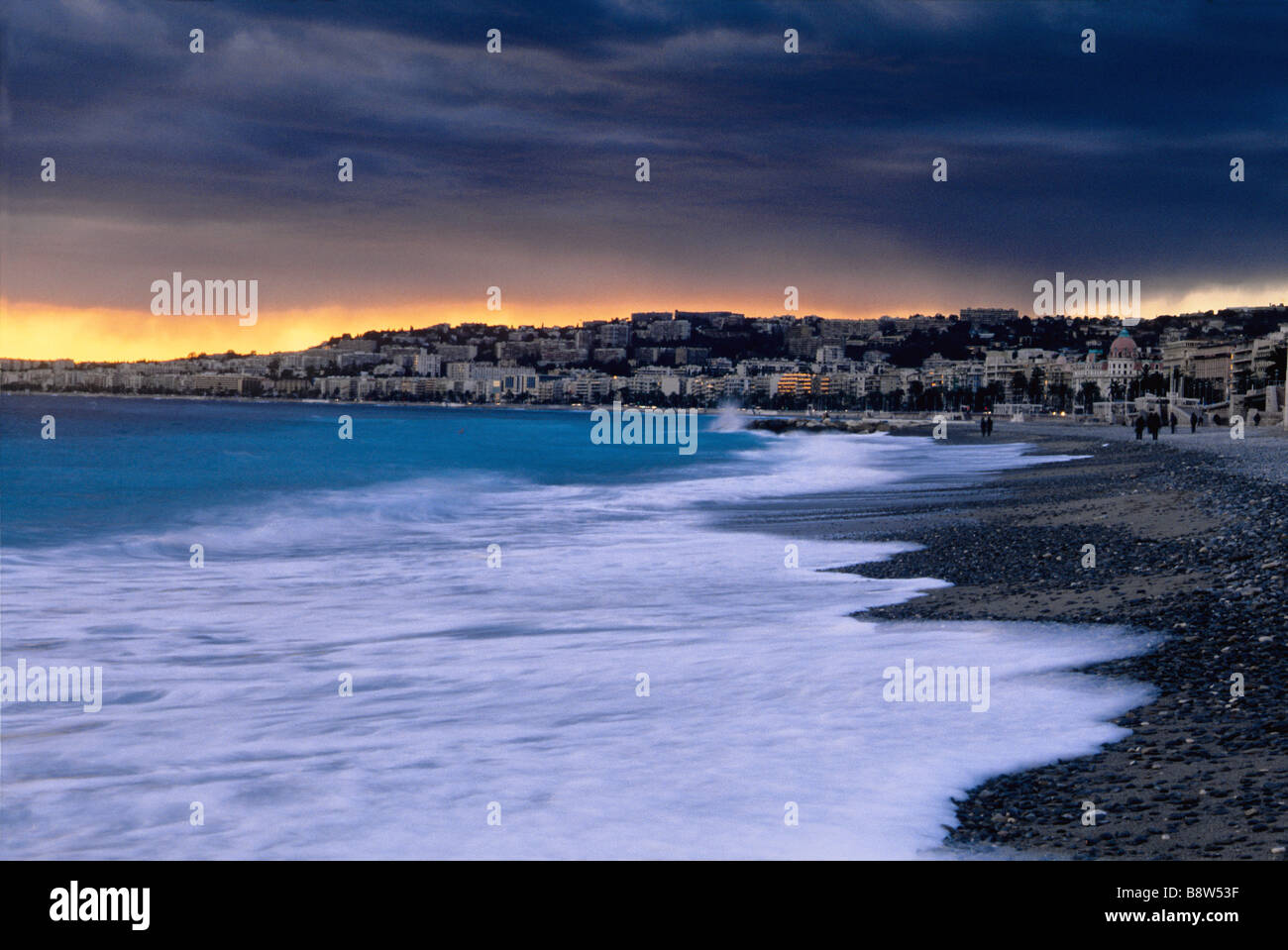 Stormy weather in Nice Stock Photo Alamy