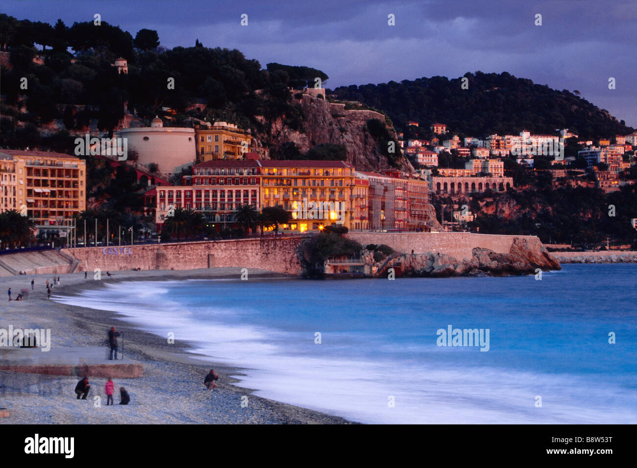 Stormy weather in Nice Stock Photo Alamy