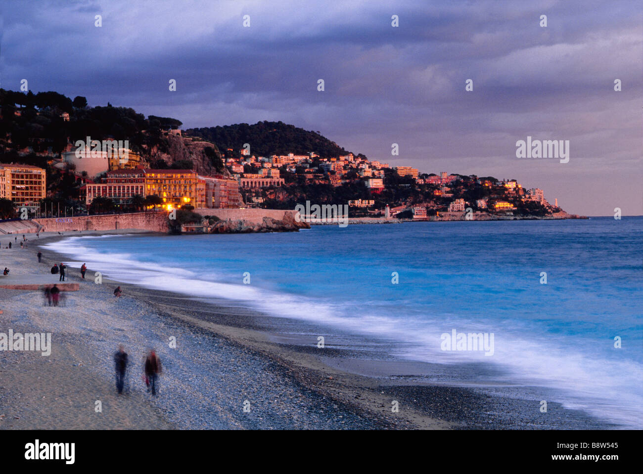 Stormy weather in Nice Stock Photo Alamy