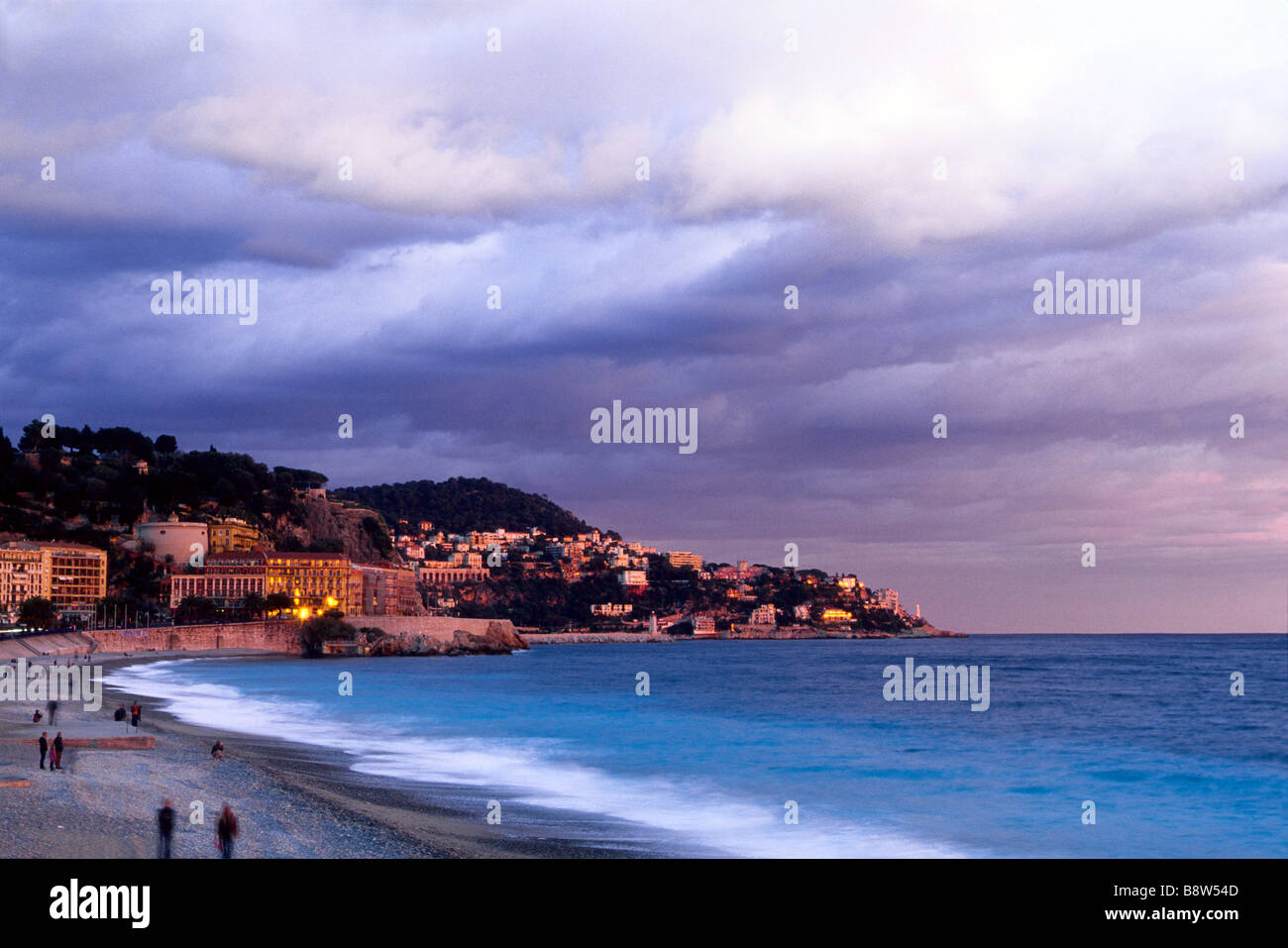 Stormy weather in Nice Stock Photo Alamy