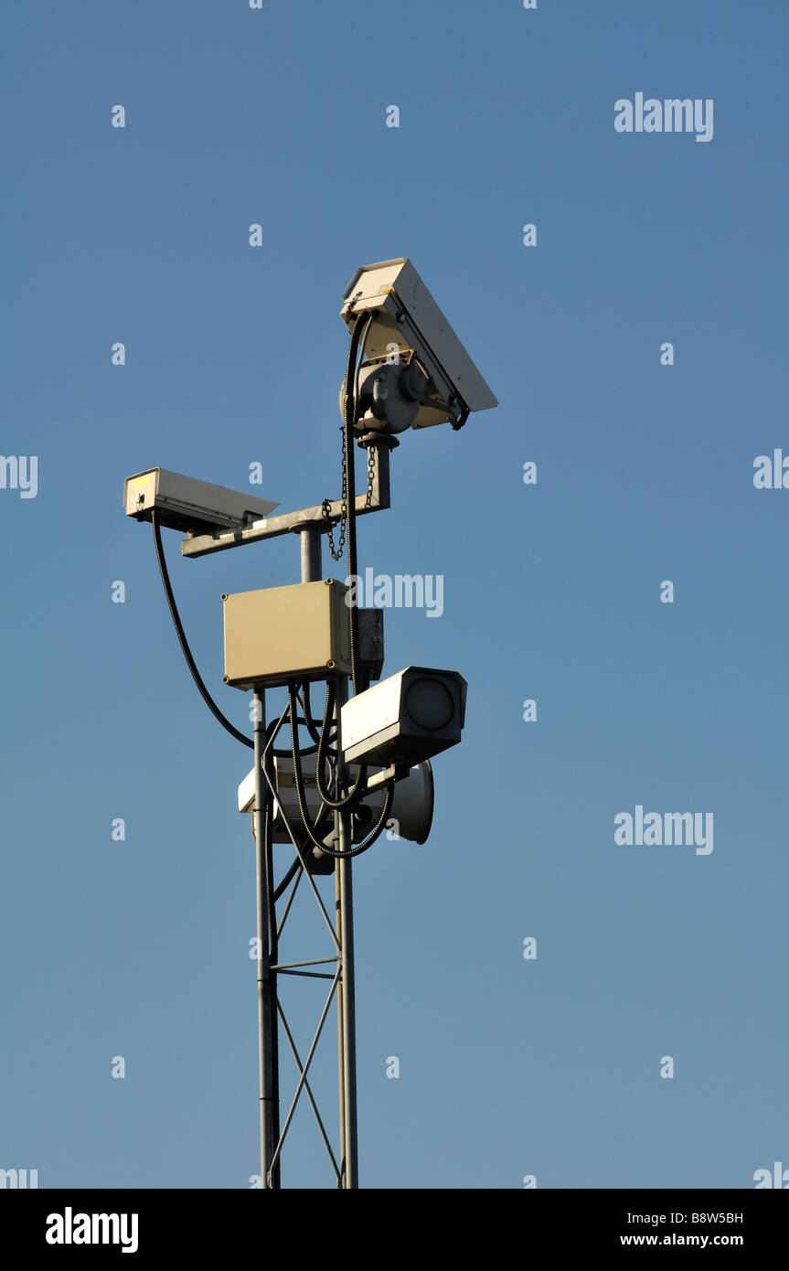 Closed circuit surveillance cameras at Birmingham International Airport