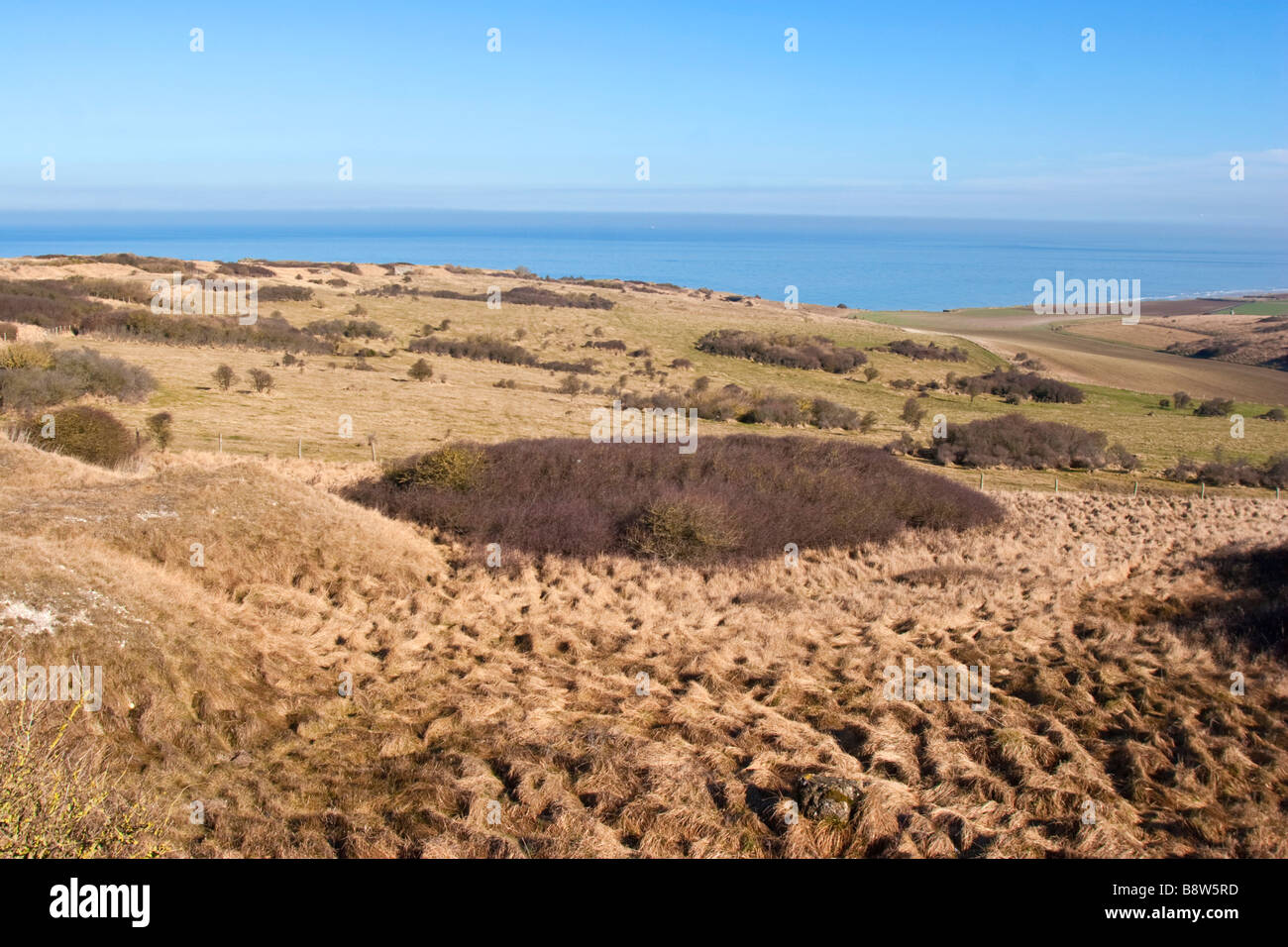 Cap Blanc Nez, Escalles, Pas-de-Calais, France Stock Photo