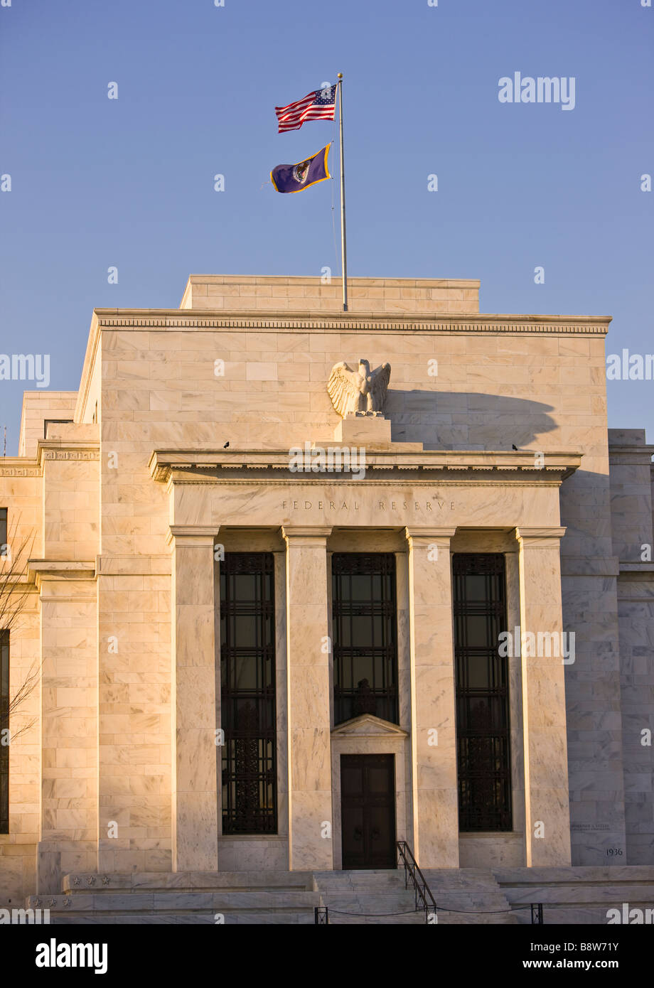 WASHINGTON DC USA United States Federal Reserve Bank building Stock Photo