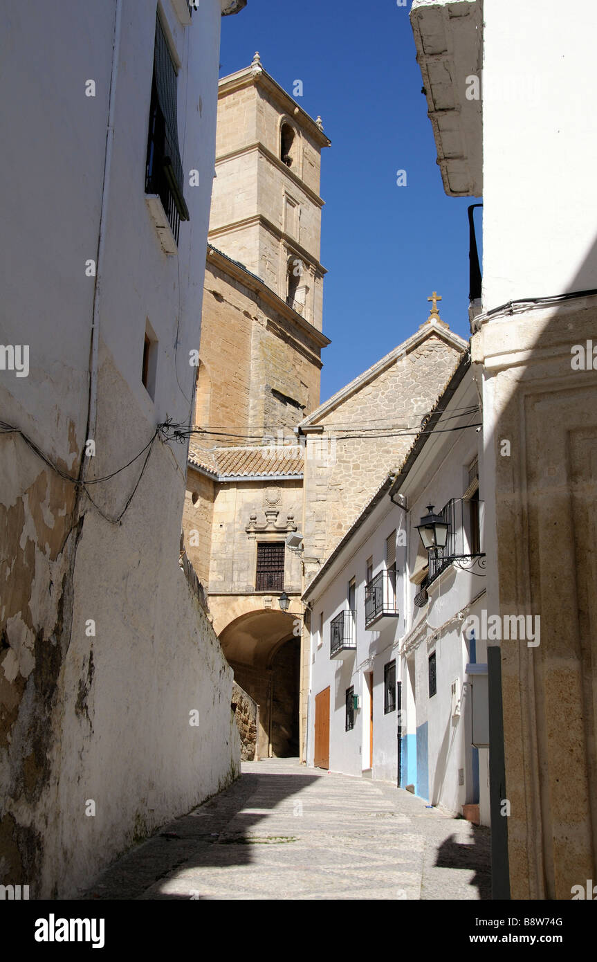 Alhama de Granada Andalucia southern Spain a narrow street in this