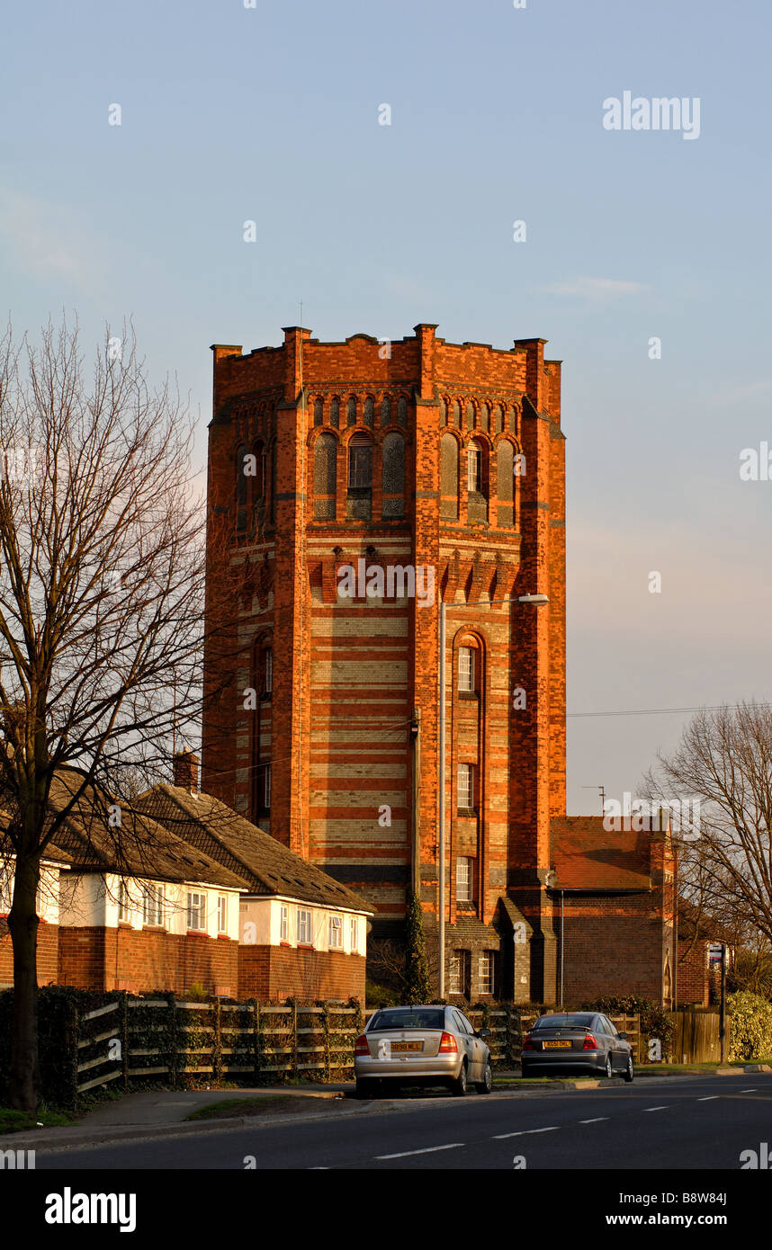 Water tower at Finedon, Northamptonshire, England, UK Stock Photo Alamy