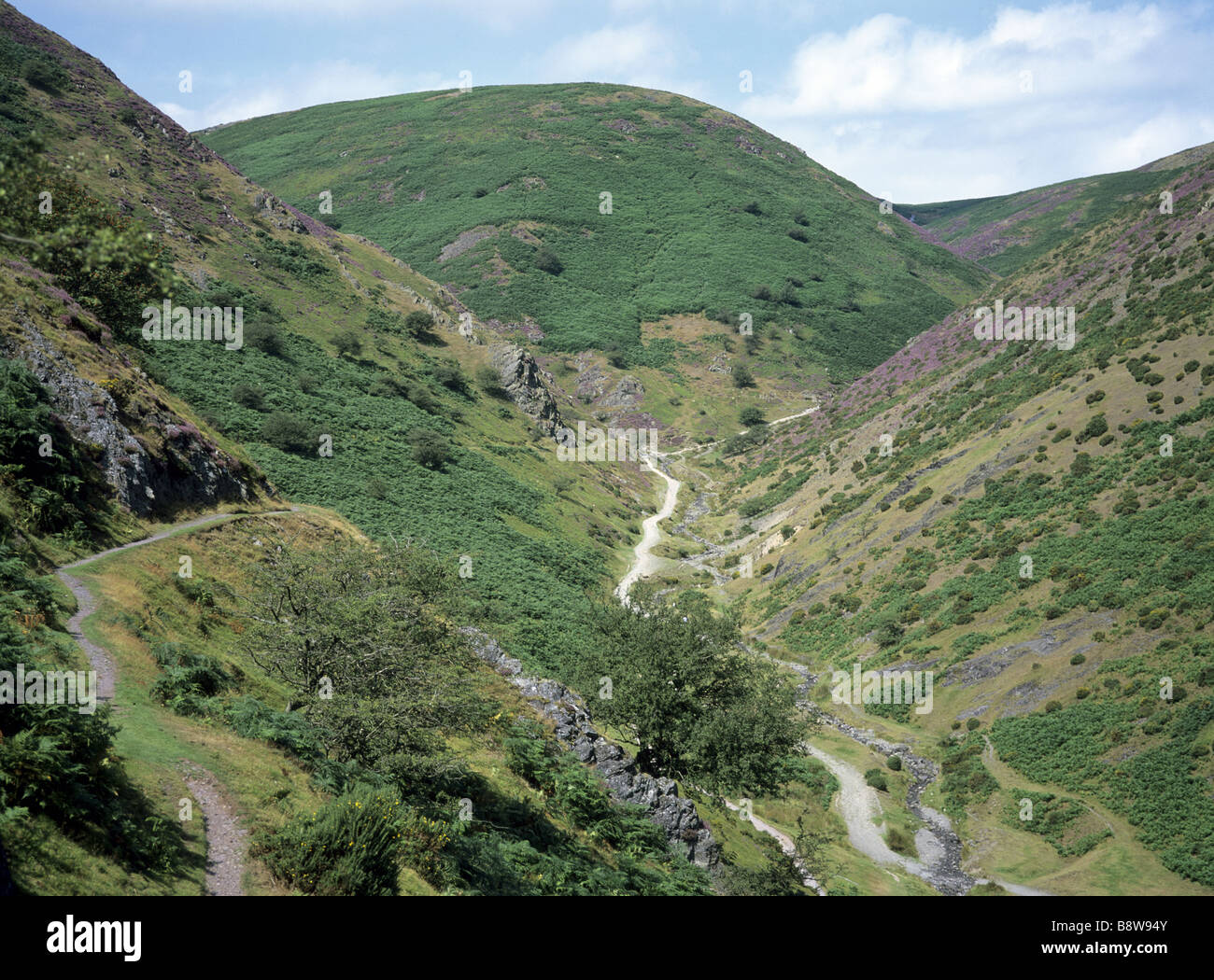Cardimal Valley Rivers Long mynd valley hi-res stock photography and images - Alamy