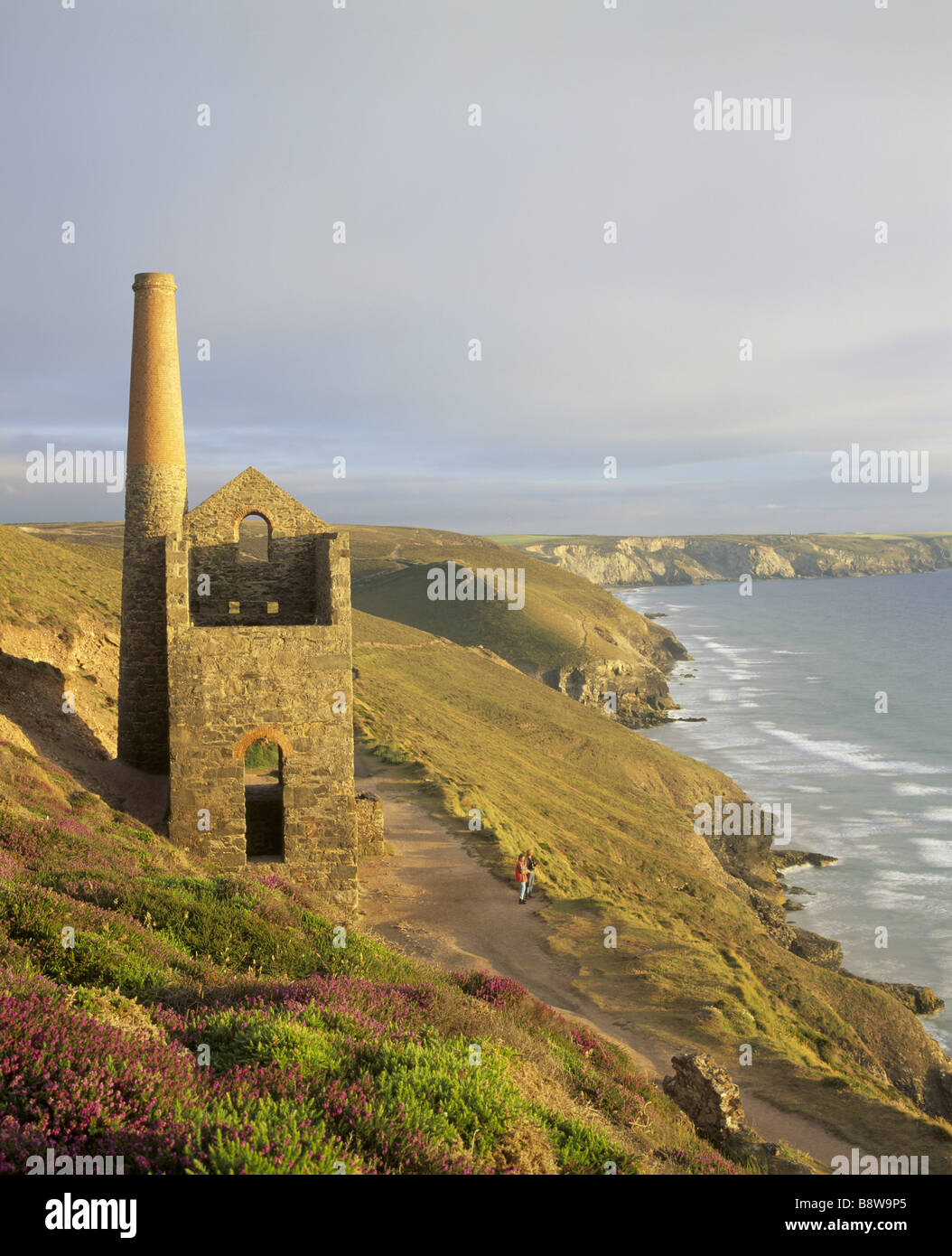 Cornish Mines: Wheal Coates Stock Photo