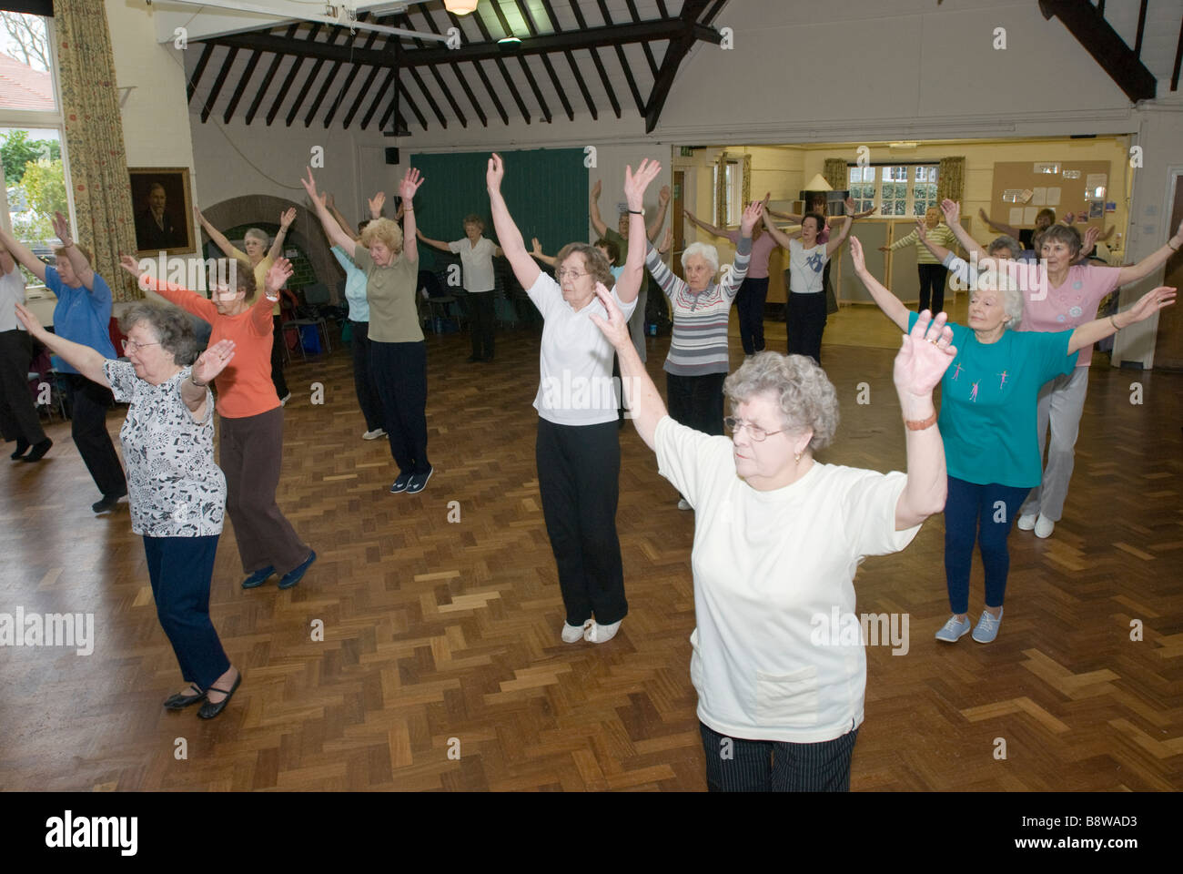 Keep fit classes women health hires stock photography and images Alamy