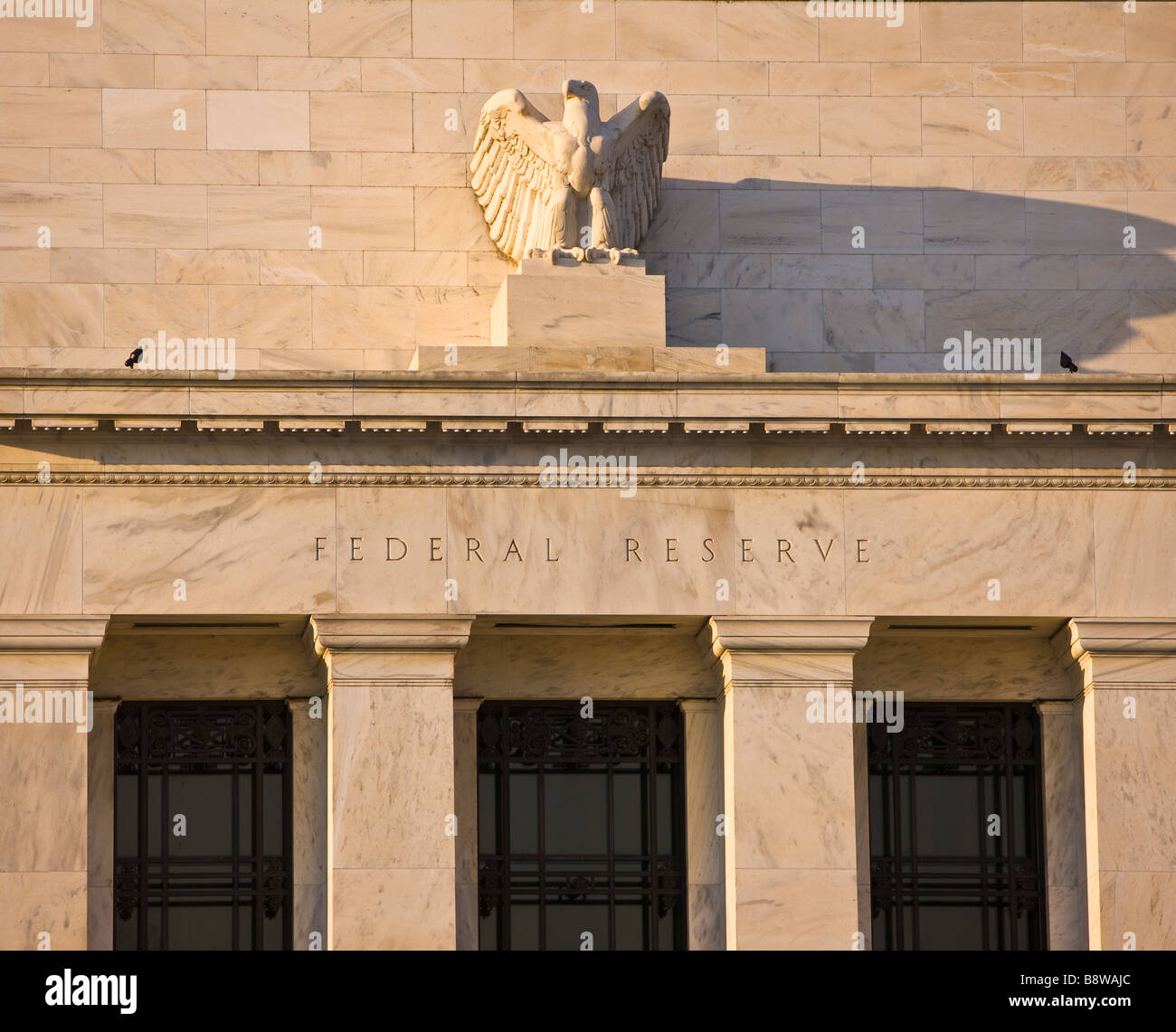 WASHINGTON DC USA United States Federal Reserve Bank building Stock Photo