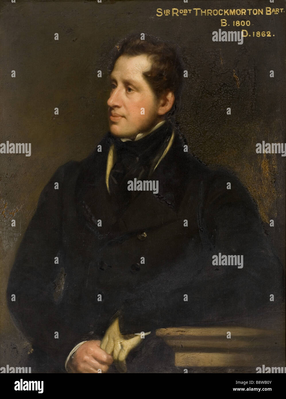 SIR ROBERT THROCKMORTON 8th Baronet 1800 1862 by Thomas Phillips in The ...