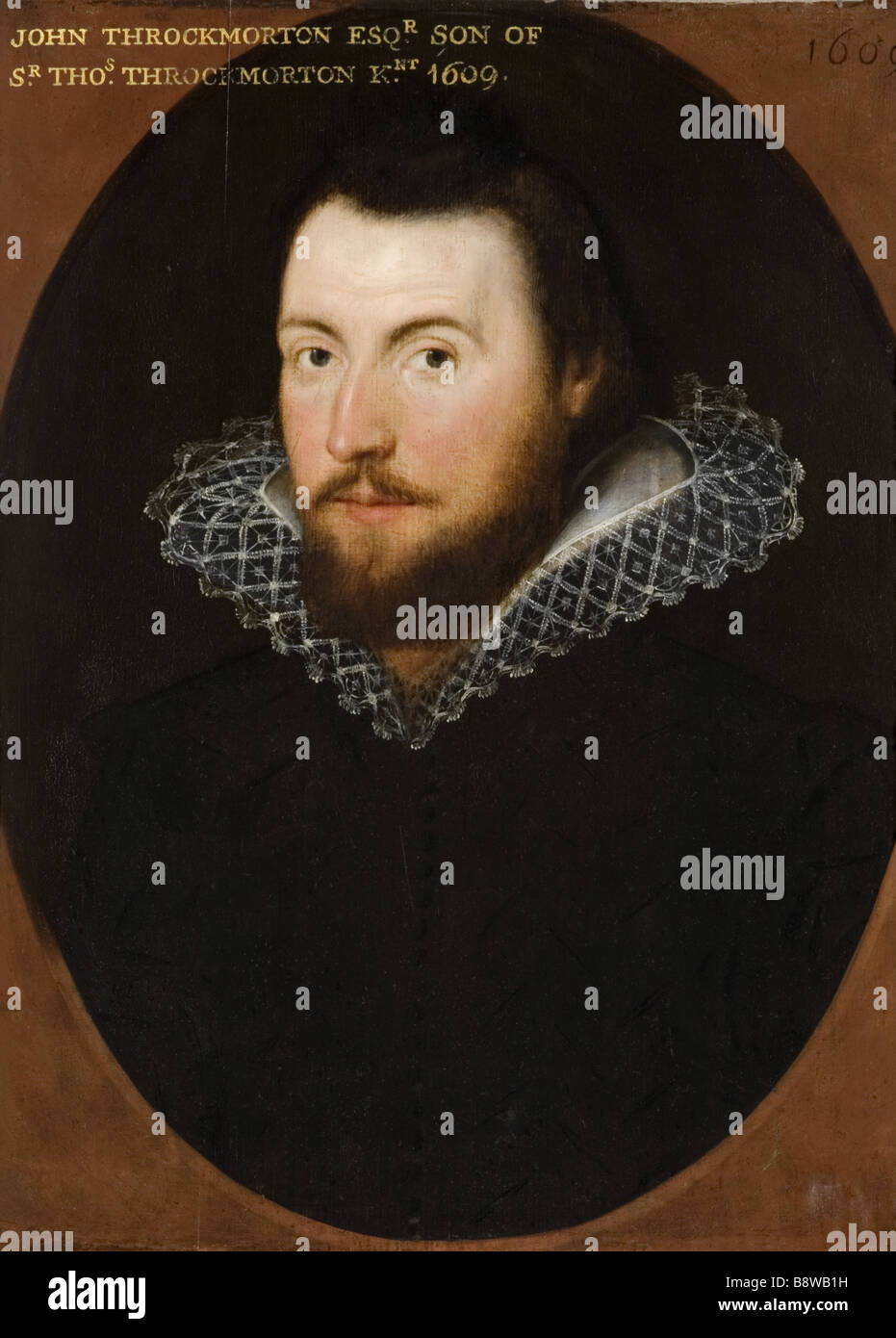 JOHN THROCKMORTON English 1609 on The Staircase at Coughton Court