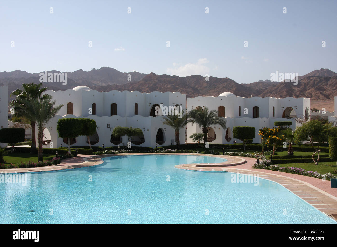 Hilton hotel, Dahab, South Sinai, Egypt Stock Photo
