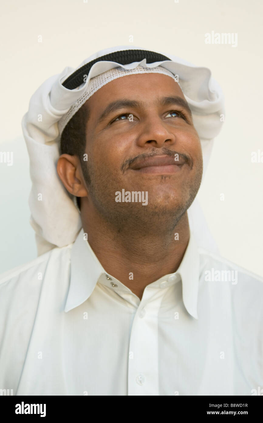 Portrait of a bedouin young man, egypt Stock Photo
