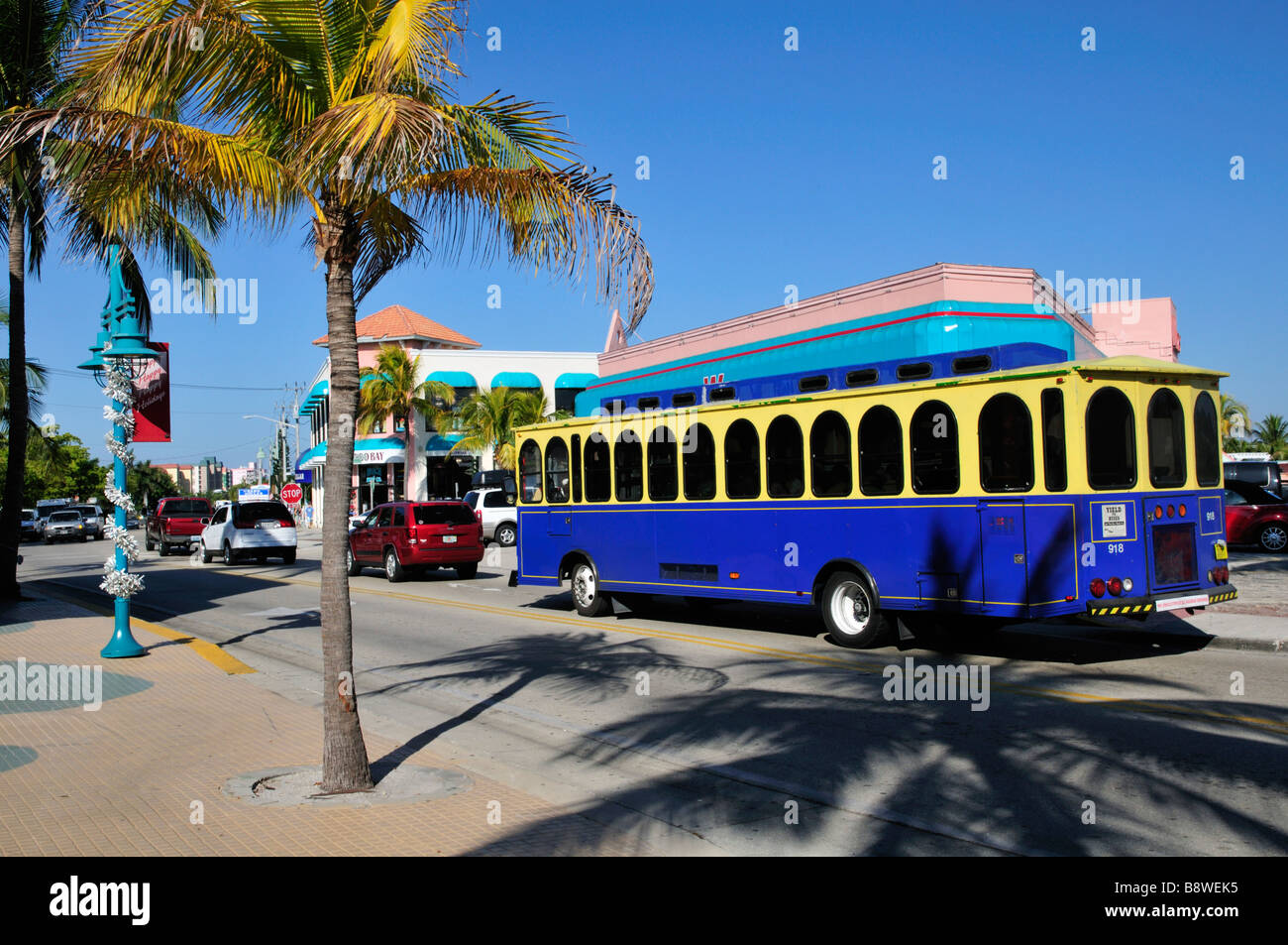 Fort myers beach trolley hires stock photography and images Alamy