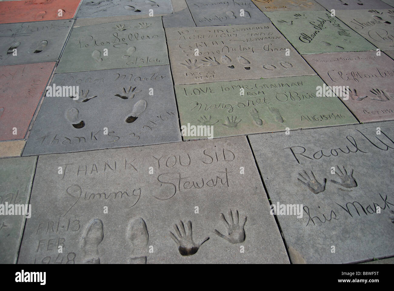 Celebrity handprints hires stock photography and images Alamy