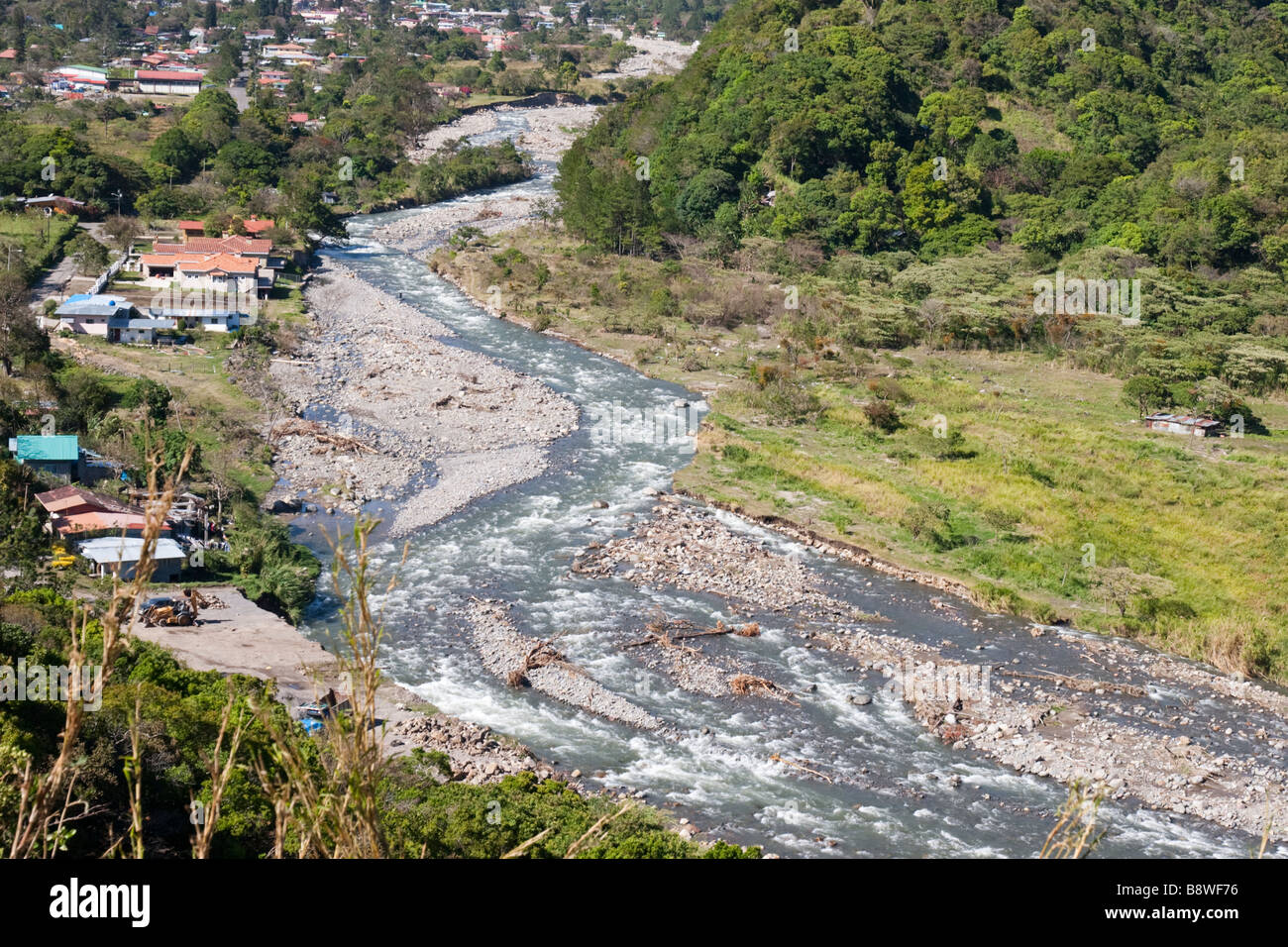 Boquete Valley and Caldera River, Province of Chiriqui, Republic of ...