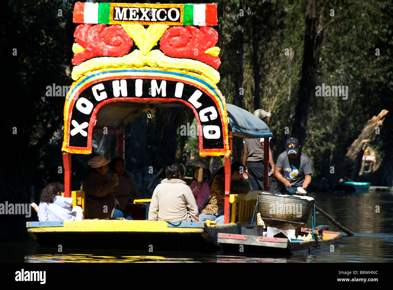 Xochimilco, Mexico city Stock Photo