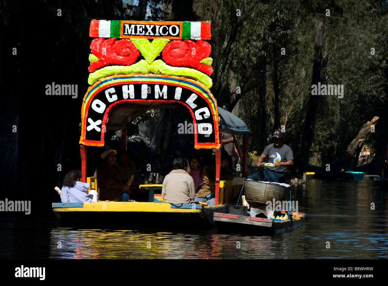 Xochimilco, Mexico city Stock Photo