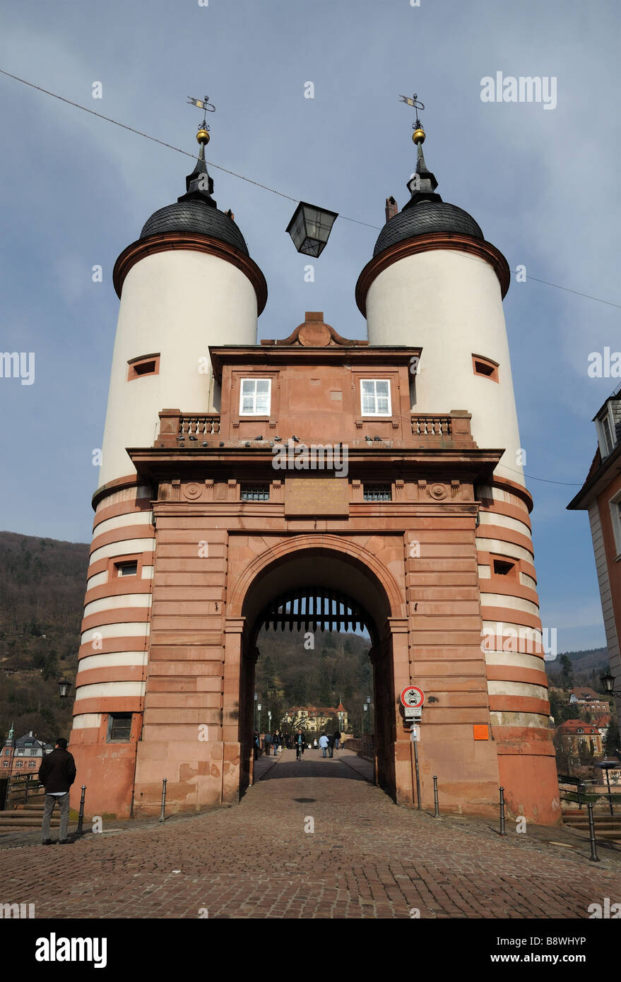 The Old Bridge Gate in Heidelberg, Germany Stock Photo - Alamy