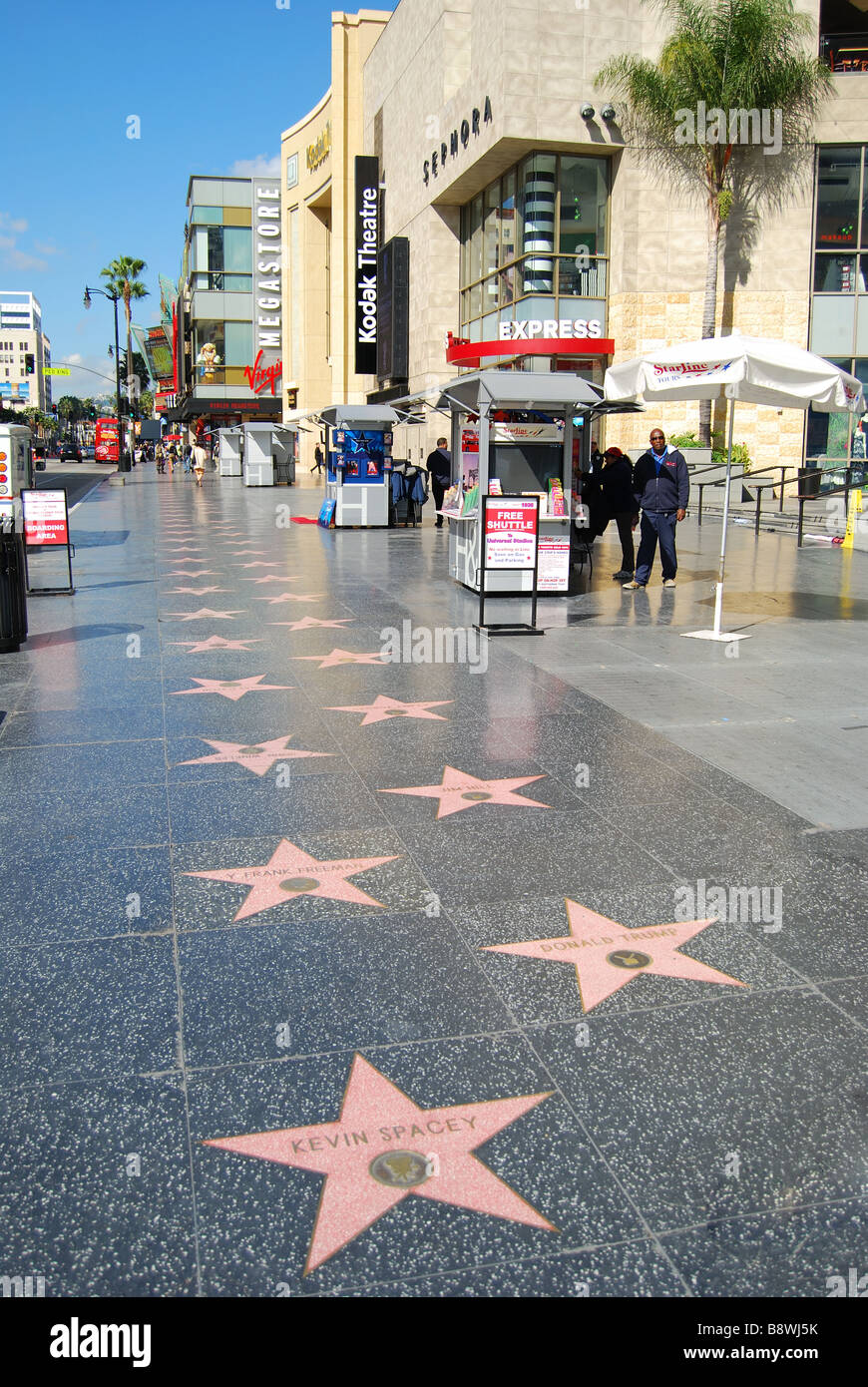 Hollywood Walk of Fame, Hollywood Boulevard, Hollywood, Los Angeles,  California, United States of America Stock Photo - Alamy