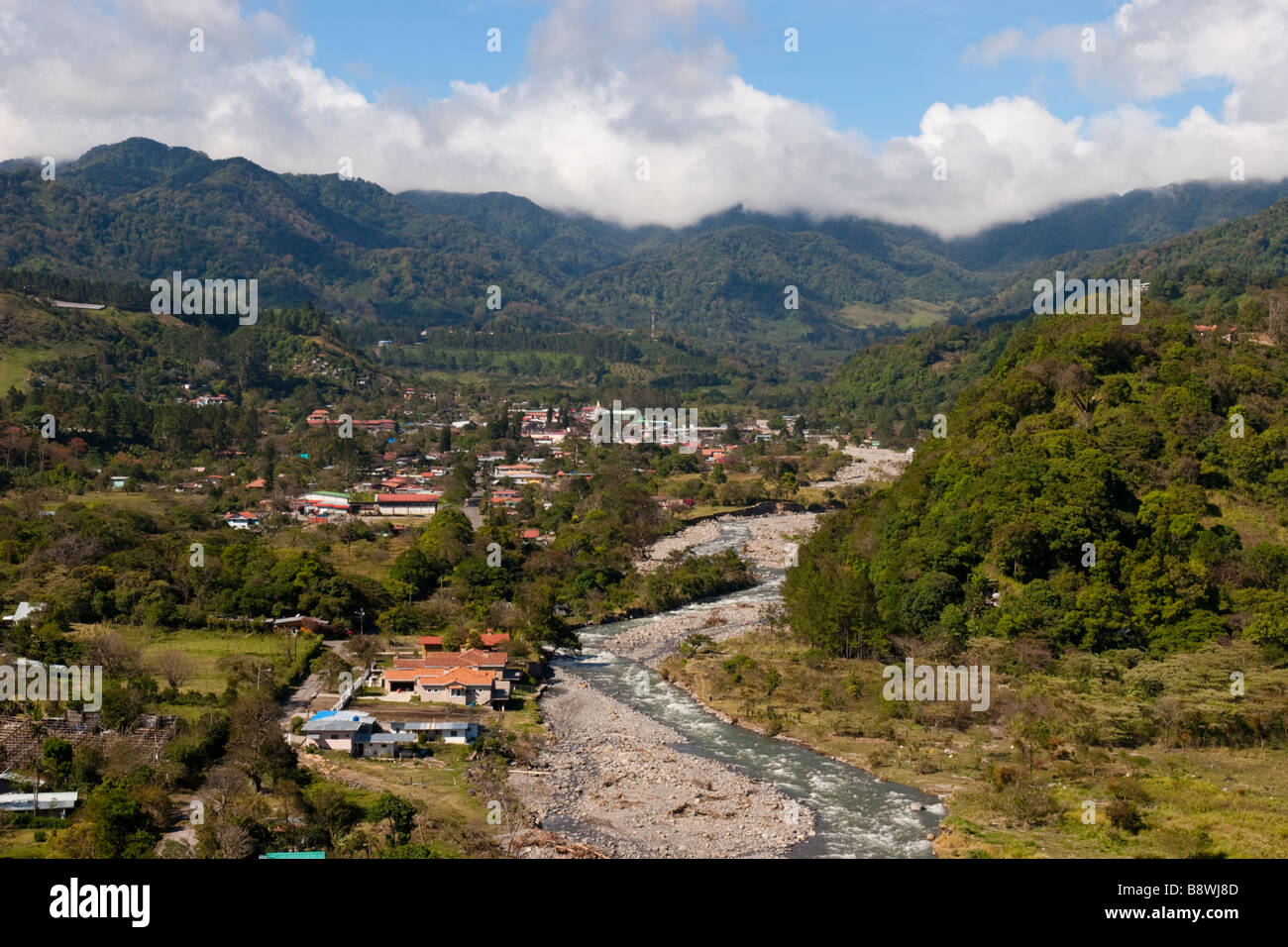 Boquete Valley and Caldera River, Province of Chiriqui, Republic of ...