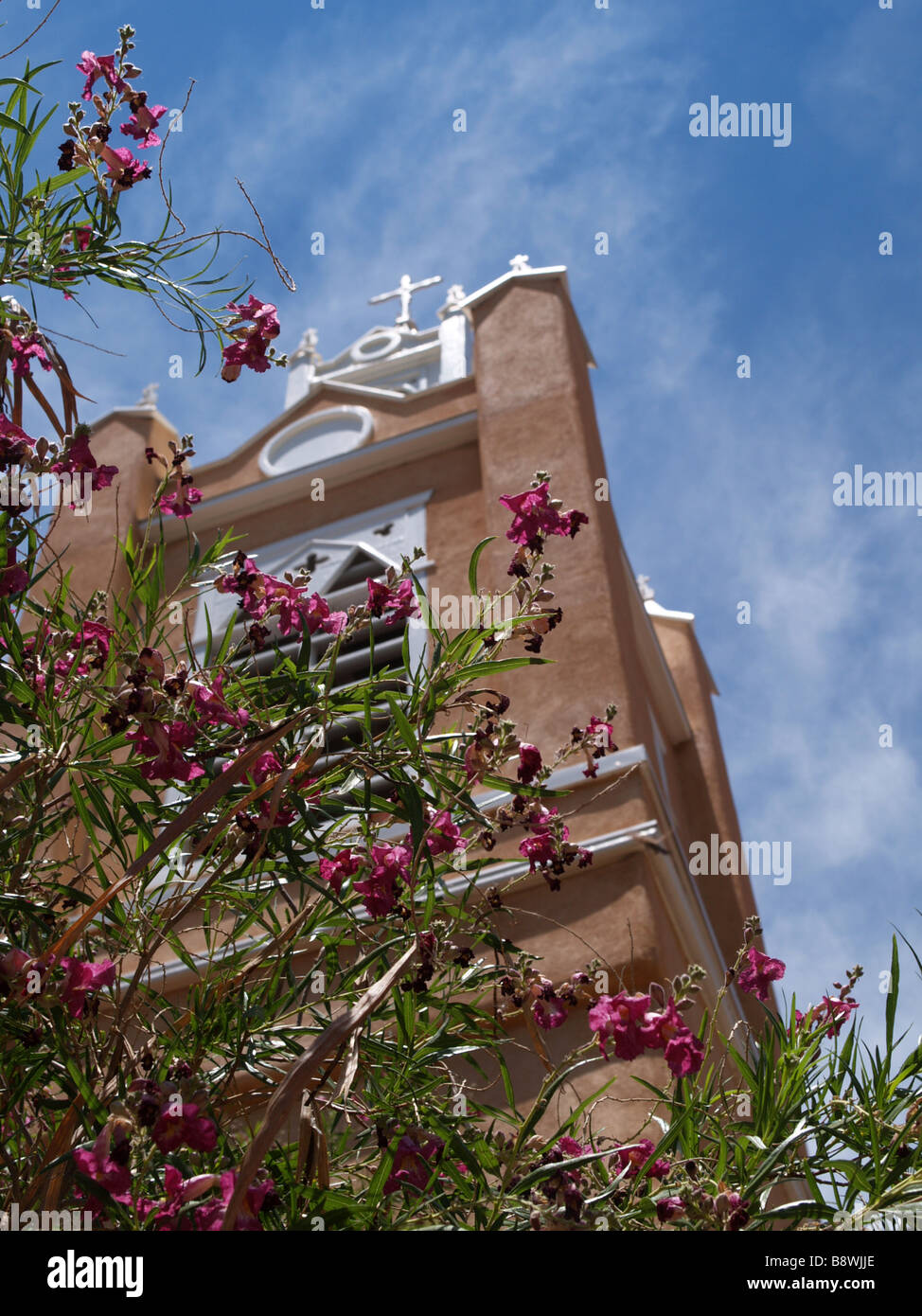 A Spanish Mission-style church in the Southwest USA Stock Photo - Alamy