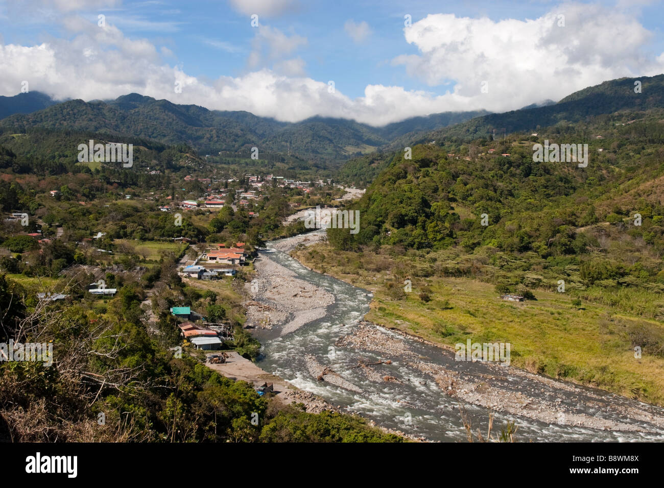 Boquete Valley and Caldera River, Province of Chiriqui, Republic of ...