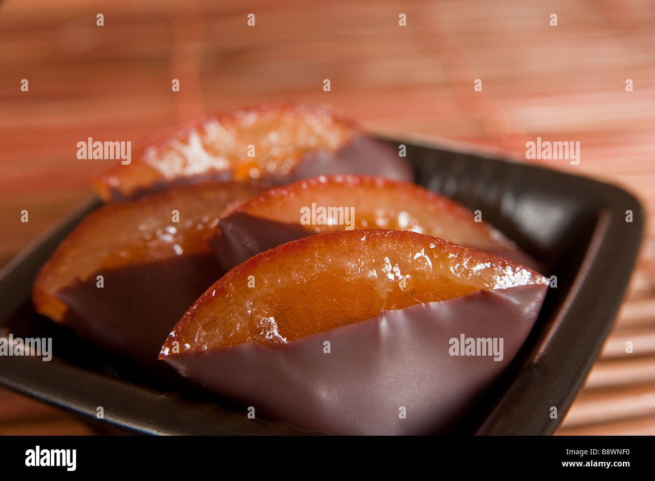 Orange chocolate candy Stock Photo Alamy