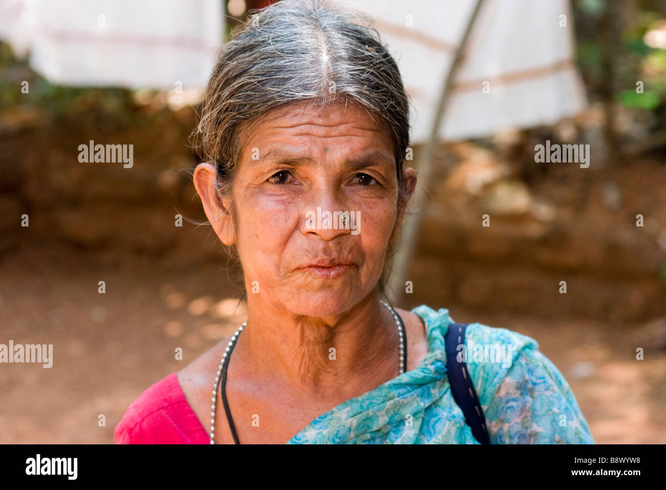 Indian mature woman hi-res stock photography and images - Alamy