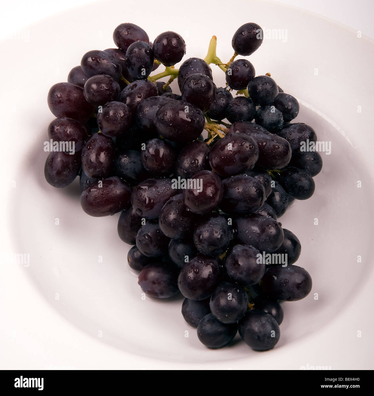 A Close Up of Grapes Stock Photo