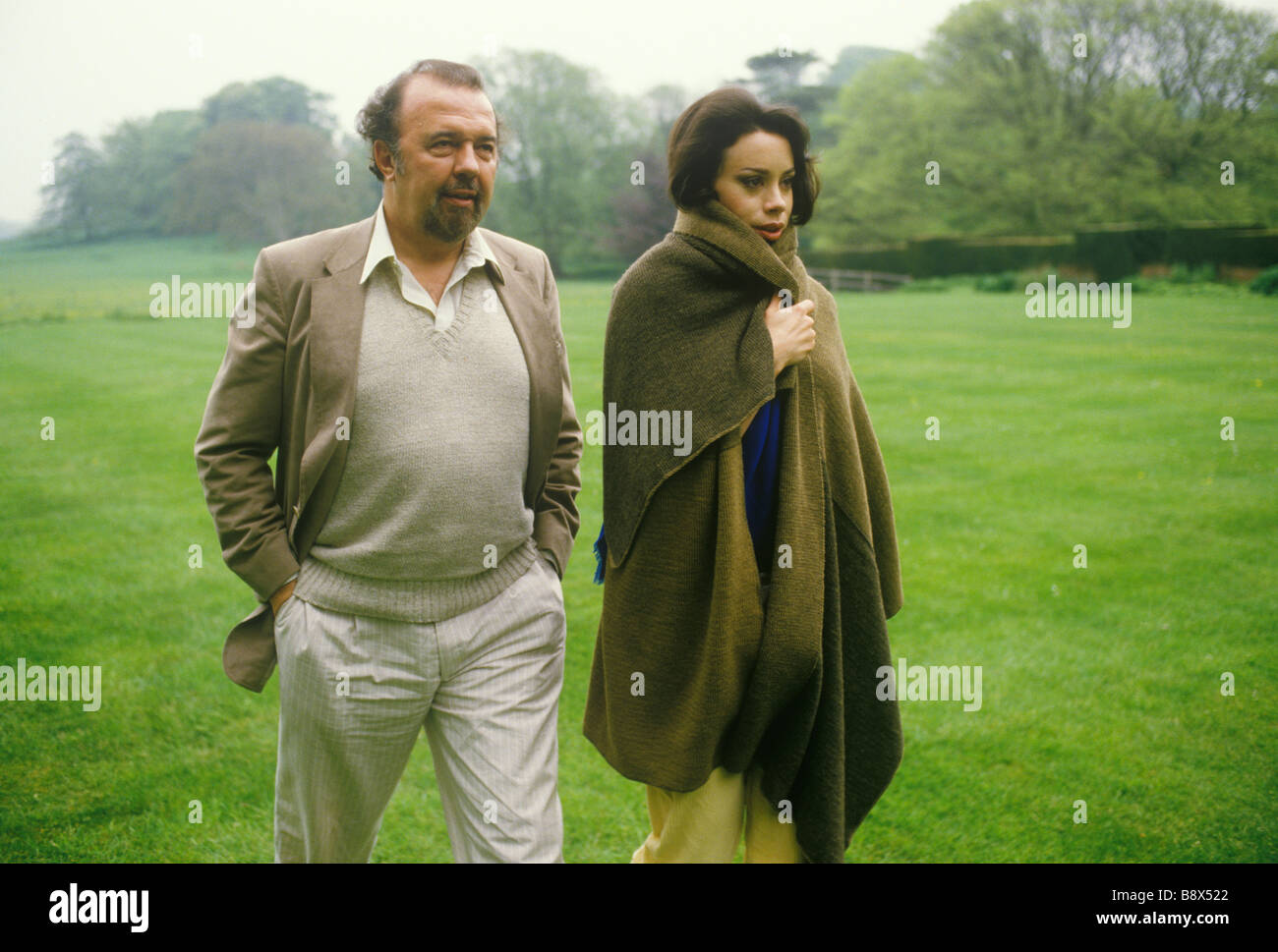 Sir Peter Hall and opera singer wife Maria Ewing Glyndebourne Stock Photo -  Alamy