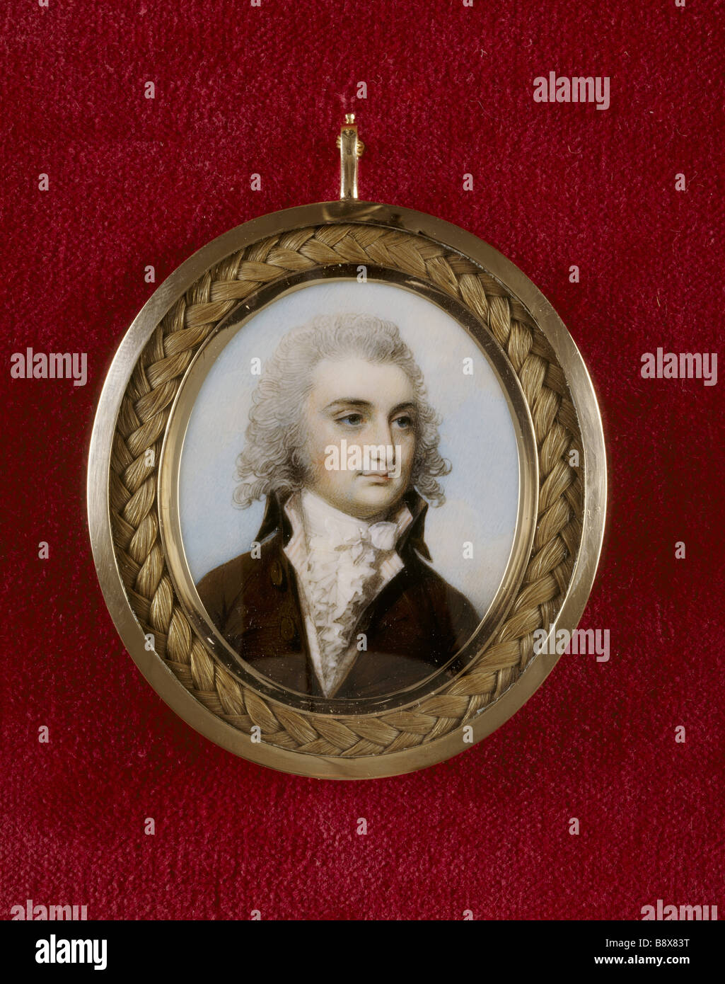 A portrait of George Windham in a gilt frame Stock Photo - Alamy