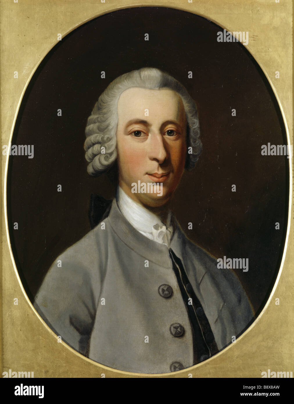 Oval portrait of James Fenton 1754 1834 in the Hall Stock Photo Alamy